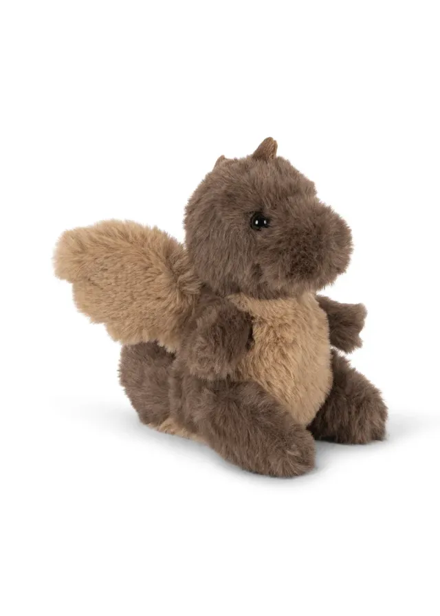Konges Sløjd Magical Animals knuffel dragon brown 14 cm