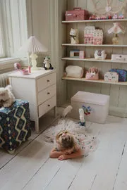 Konges Sløjd Tullie Ma Grande Cerise jurk pink glitter