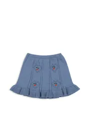 Konges Sløjd Soleil rok country blue – gebreid