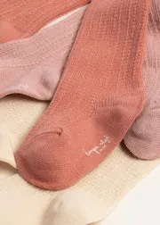 Konges Sløjd Pointelle maillots 3-pack Rose Mix wolmix
