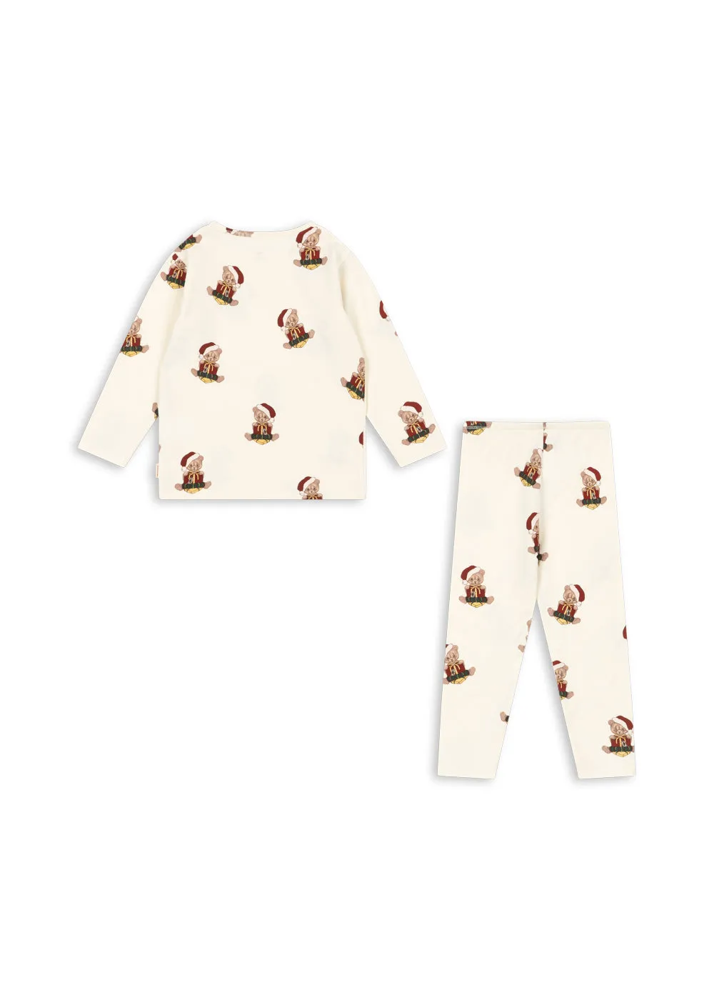 Konges Sløjd Basic blouse broekset teddy bear biokatoen
