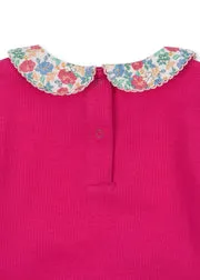 Konges Sløjd Babette blouse viva magenta biokatoen