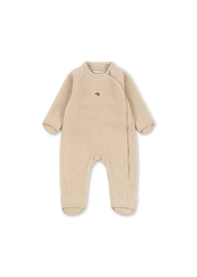 Konges Sløjd Safa rompertje oxford tan teddyfleece