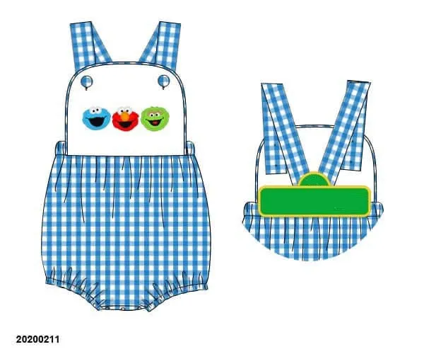 Busy Bee Smocks Puppet Street boxpakje jongens geweven zomer