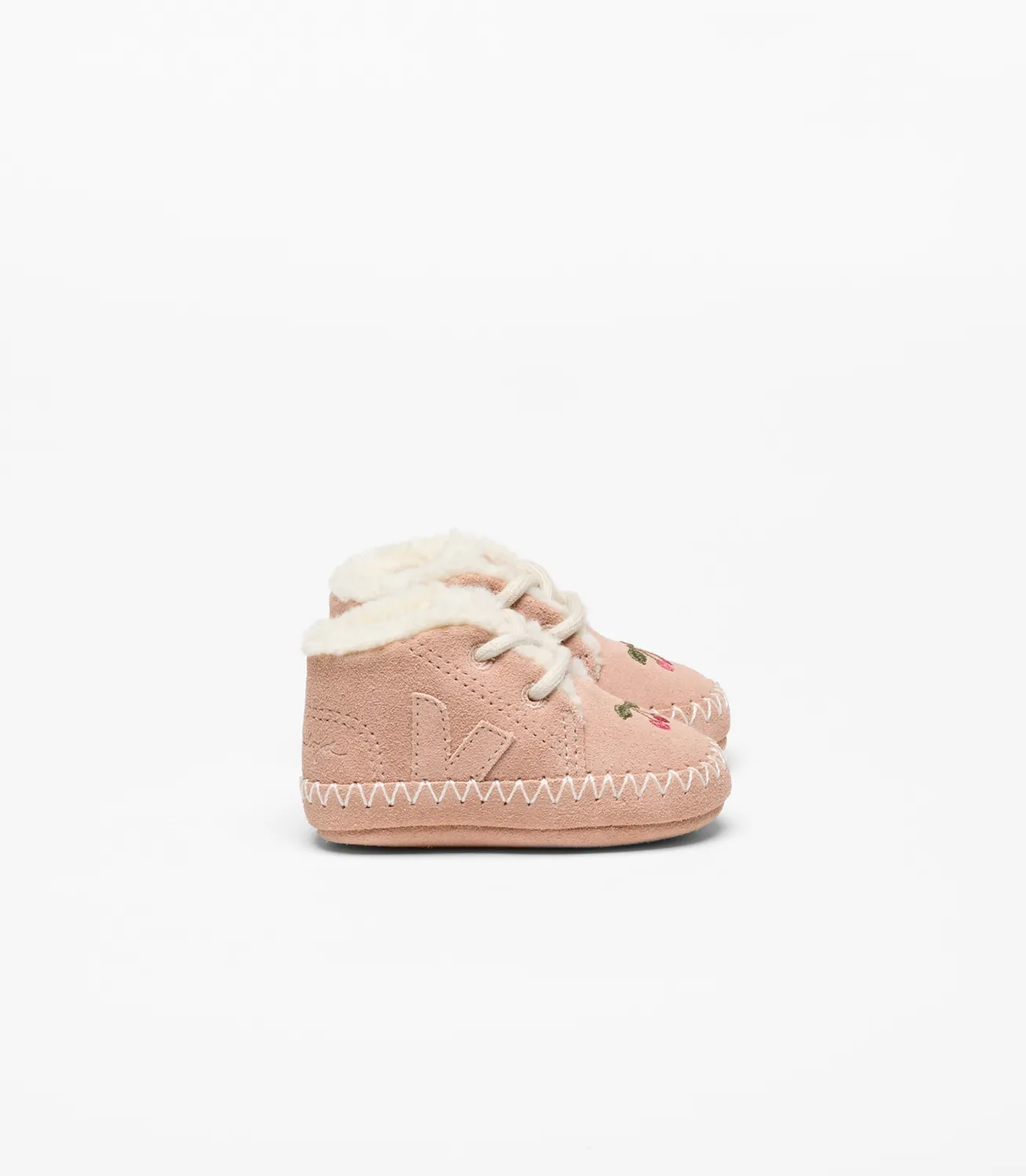 Konges Sløjd Veja Baby Shoe Babyschoen Blush Suède