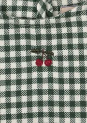 Konges Sløjd Foret jurk green check flanel