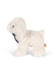 Konges Sløjd Baby Animals white dog knuffel zacht