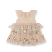 Konges Sløjd Fayette jurk swan glitter tule