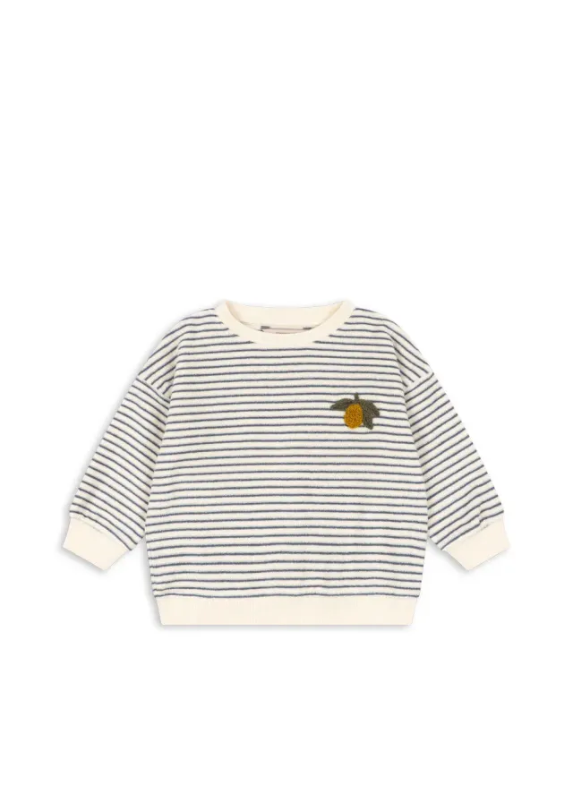 Konges Sløjd Itty sweater flint stripe biokatoen