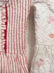 Konges Sløjd Ellie Ruche romper amour stripe biokatoen