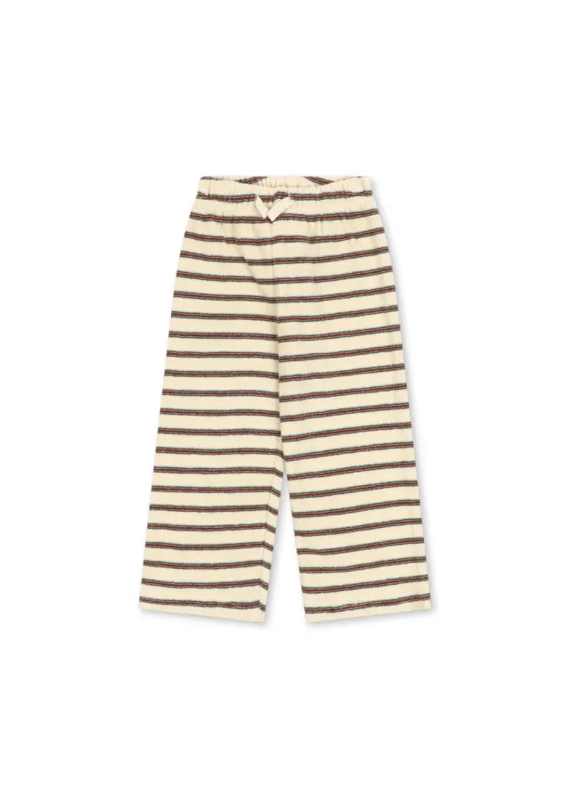 Konges Sløjd Itty sweatbroek classroom stripe biokatoen