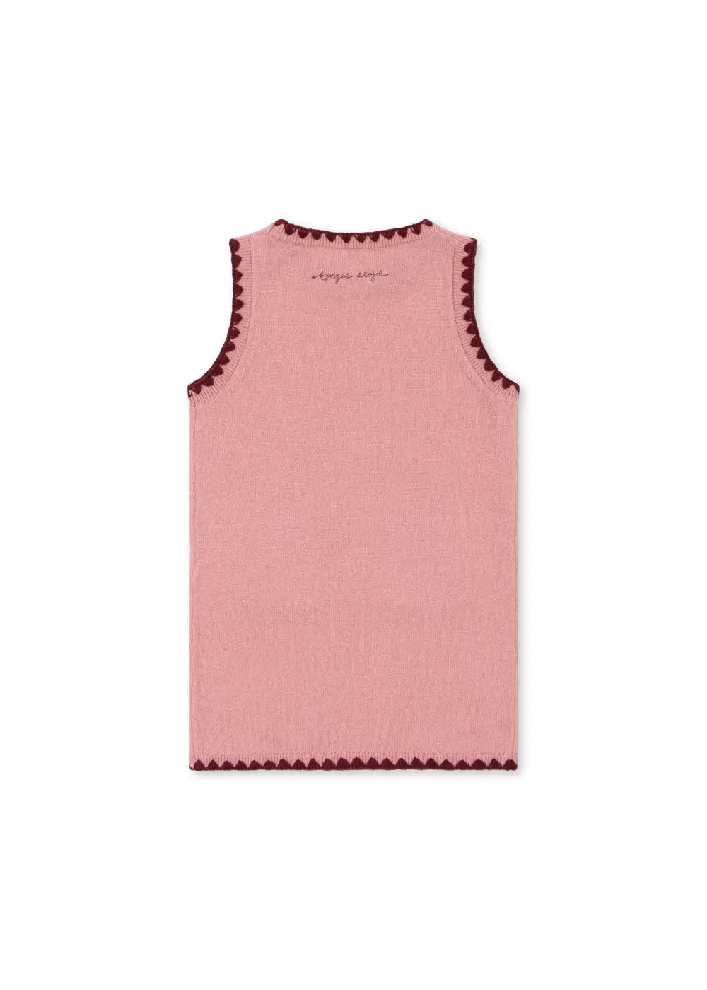 Konges Sløjd Collette jurk pale blush wol