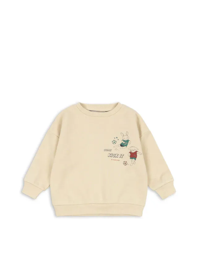 Konges Sløjd Lou sweater wood ash biokatoen