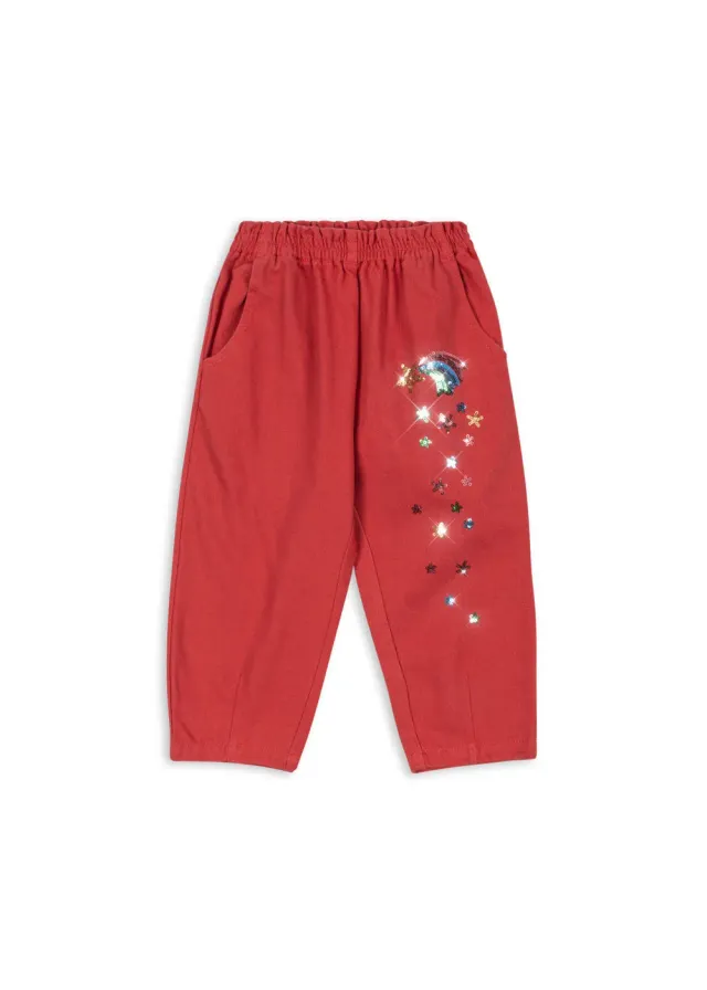 Konges Sløjd Magot broek cardinal pailletten