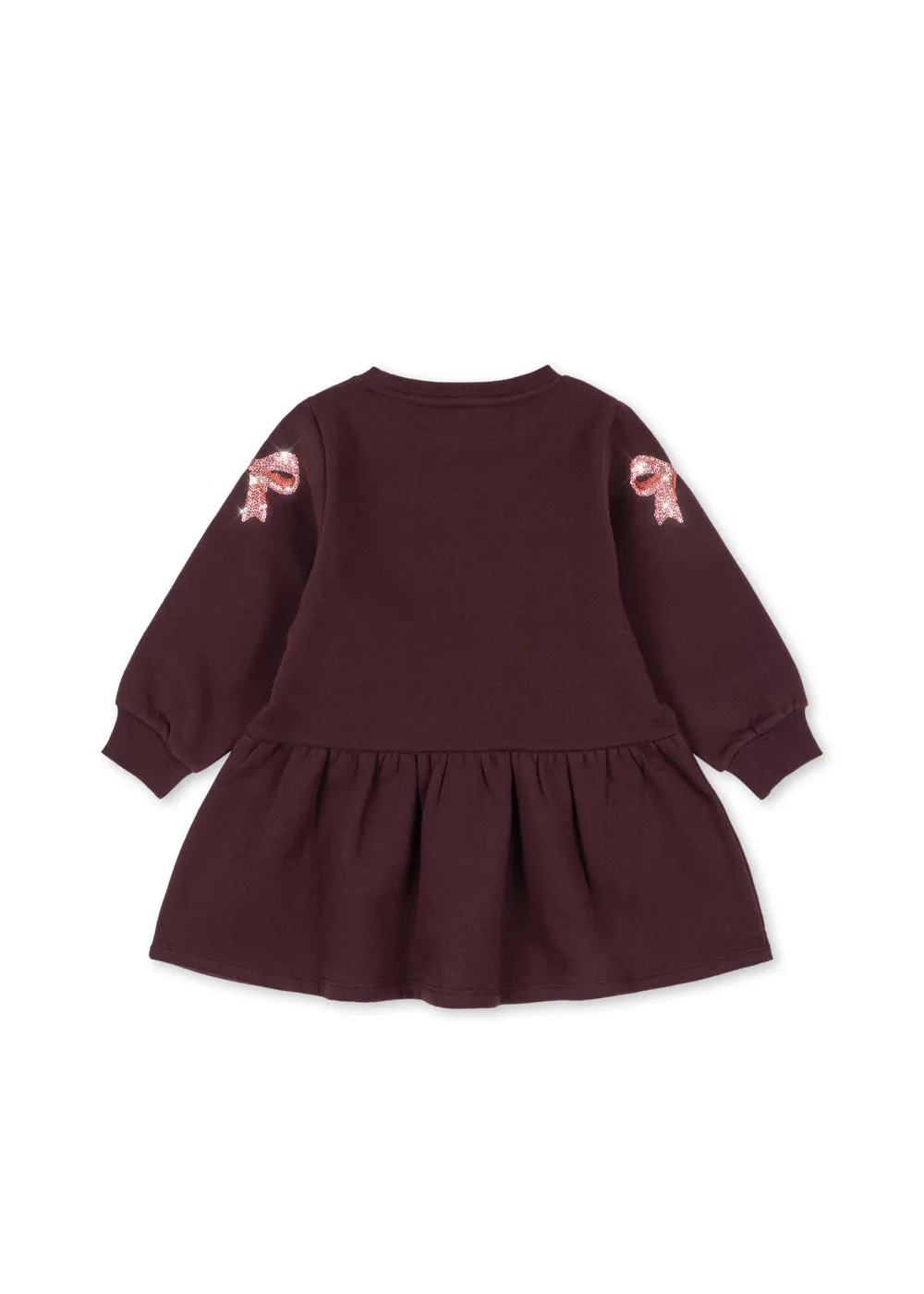 Konges Sløjd Lou sweatjurk decadent chocolate paillet