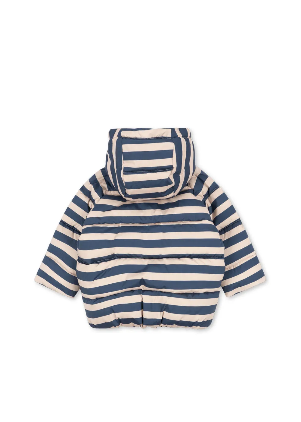 Konges Sløjd Nuka winterjas bleu noir stripe waterdicht