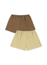 Konges Sløjd Acty mama shorts olijfgroen 2-pack elastisch