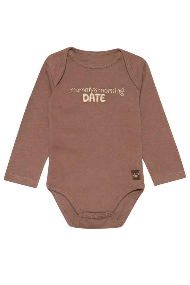 4President Zarif Brown romper bruin newborn unisex