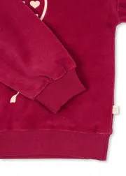 Konges Sløjd Velou shirt sangria fluweel