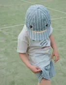 Konges Sløjd Elliot Bucket Hat Hoedje Trio Bleu Stripe