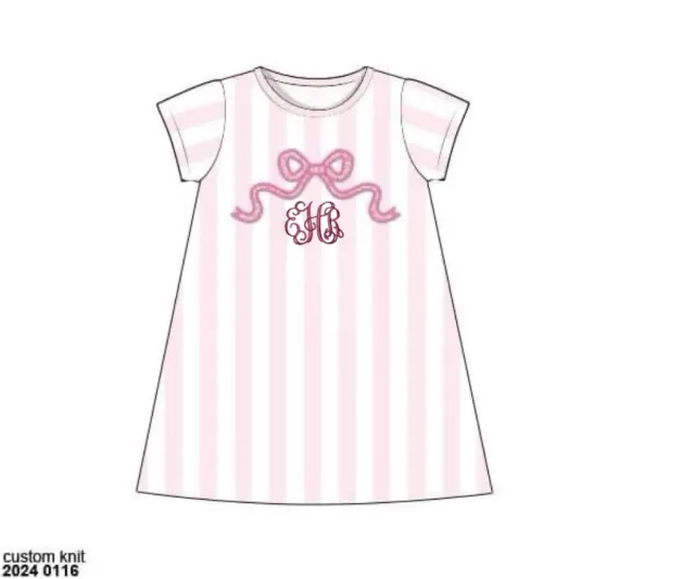 Busy Bee Smocks Azure Bow jurk meisje 2T EHR