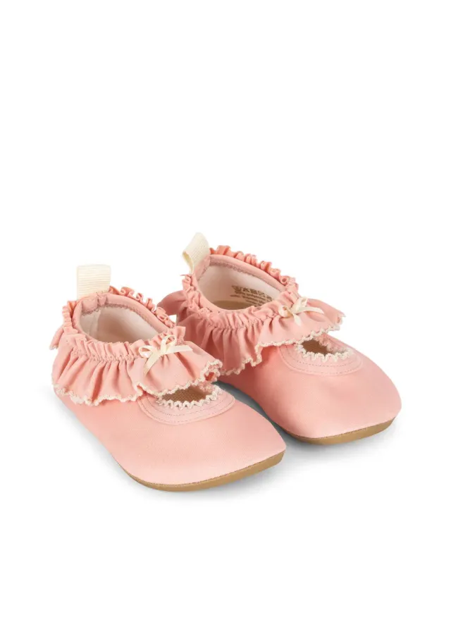 Konges Sløjd Kitty Ruffle Zwemschoenen Powder Pink UPF 50+