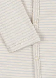Konges Sløjd Fio onesie Tea Stripe gray dawn rib