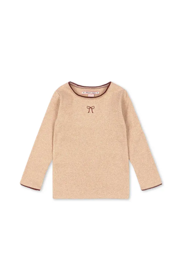 Konges Sløjd Roli blouse moonlight rib lurex