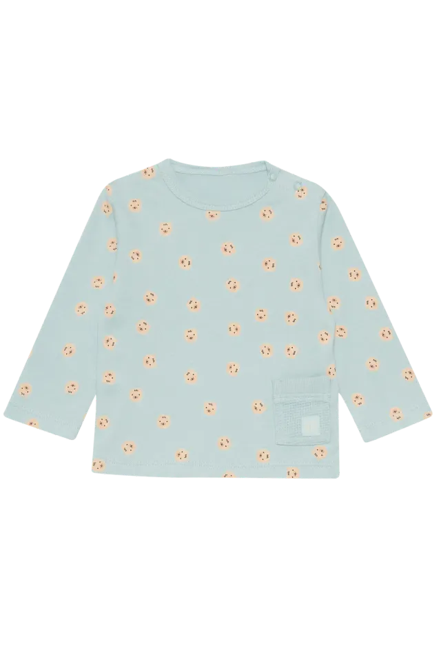 4President Zeth Light Blue baby longsleeve katoen
