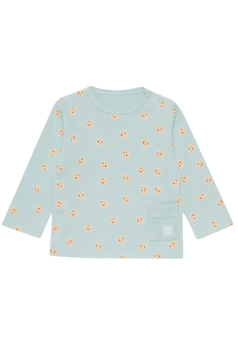 4President Zeth Light Blue baby longsleeve katoen