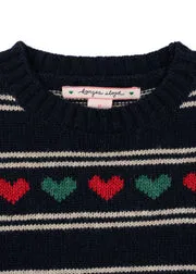 Konges Sløjd Belou jurk heart wolmix knielengte