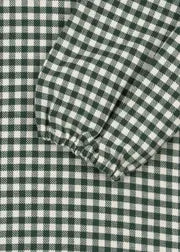 Konges Sløjd Foret jurk green check flanel