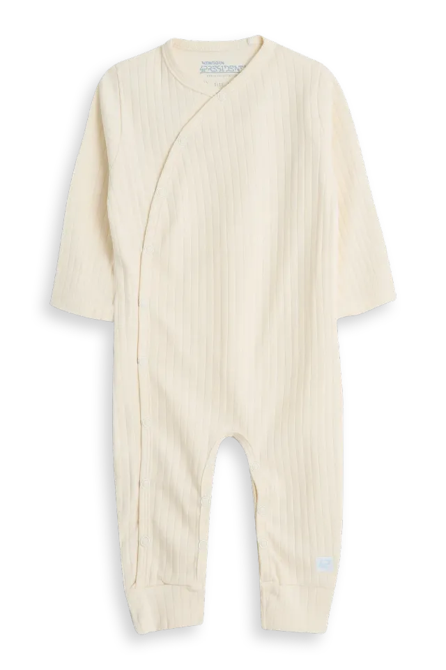 4President Marit Gardenia romper baby rib katoen