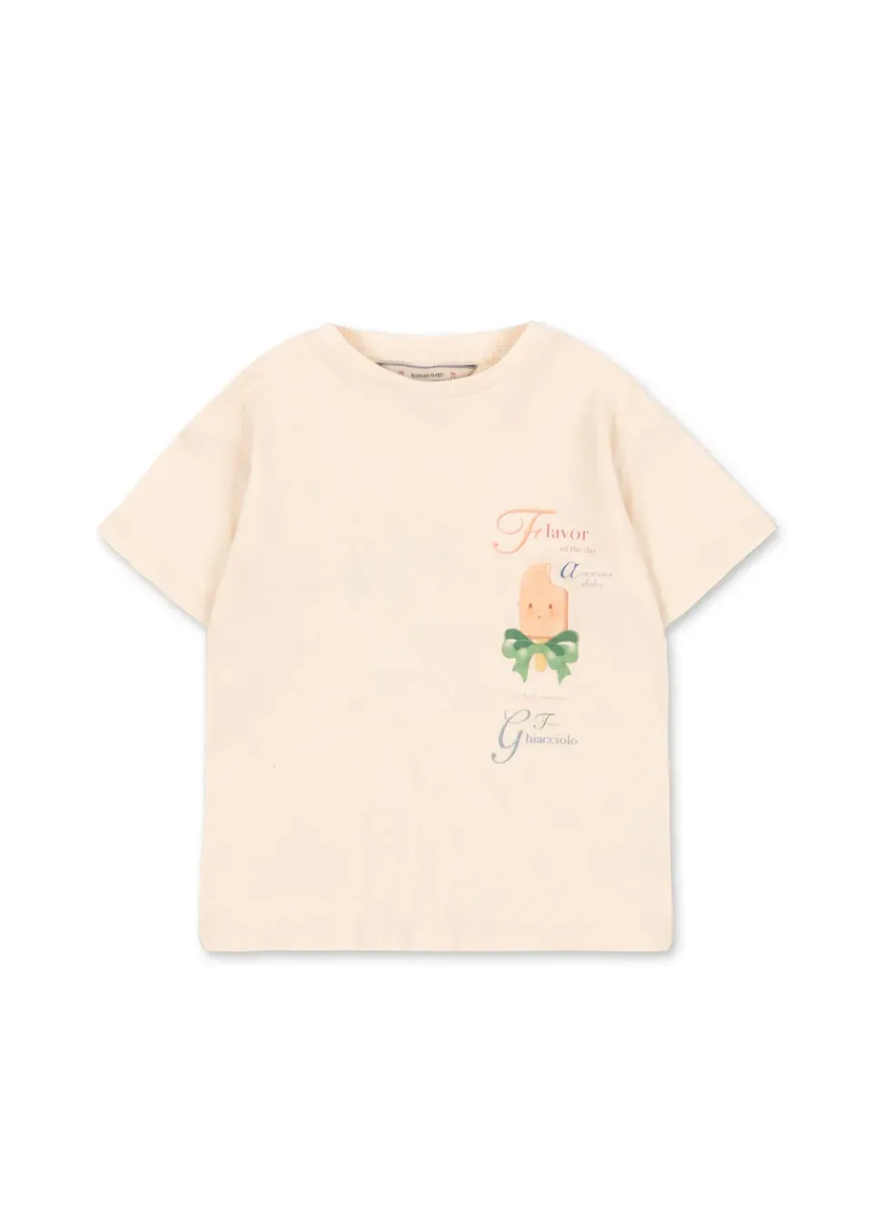 Konges Sløjd Era T-shirt ecru linnenmix