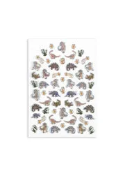 Konges Sløjd Puffy Stickers dino 3D
