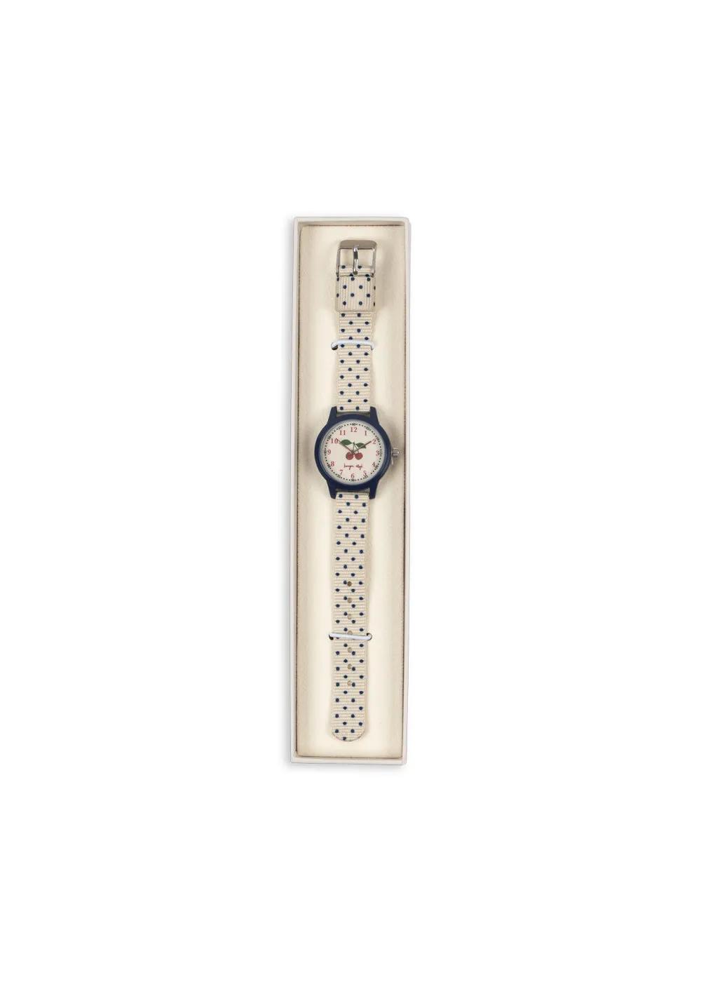 Konges Sløjd Kinderhorloge Cherry Dot Verstelbaar