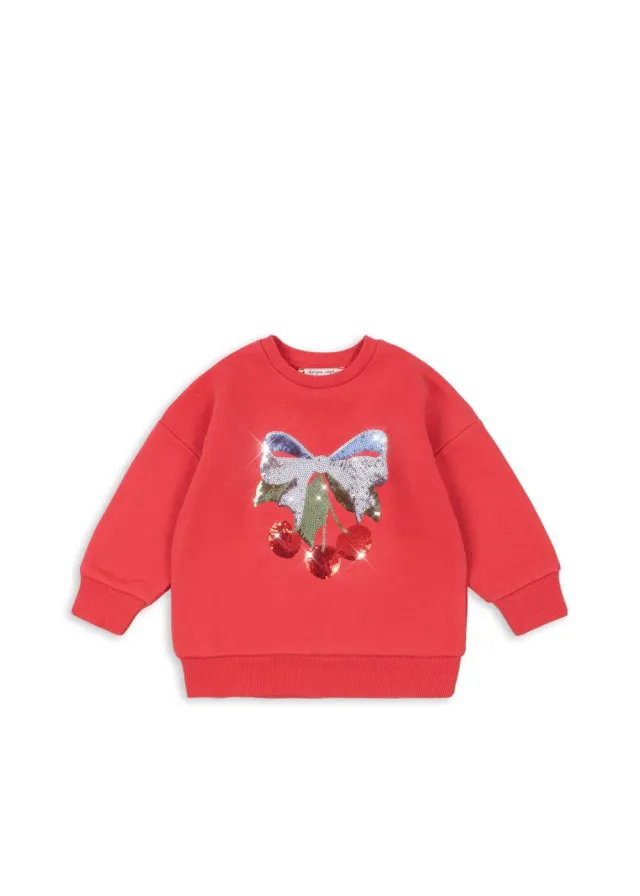 Konges Sløjd Lou sweater winterberry biokatoen