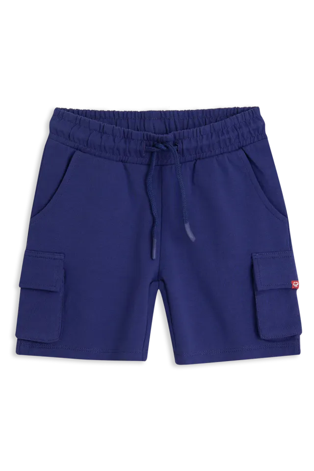 4President Orvil short jongens blauw katoen