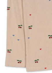Konges Sløjd Ella broek cherry coeur blush biokatoen