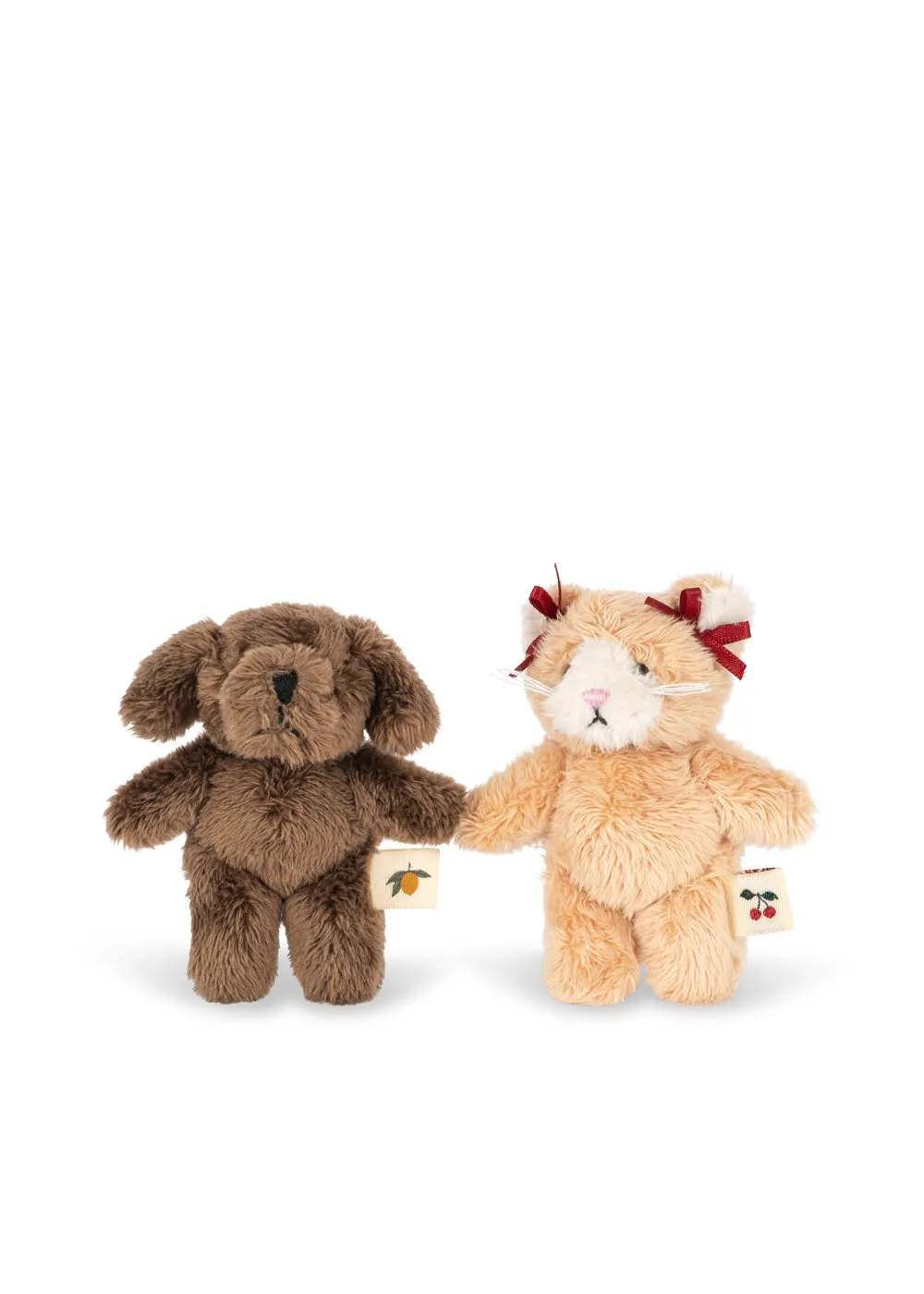 Konges Sløjd Tiny Teddy knuffelset green stripe 2-delig