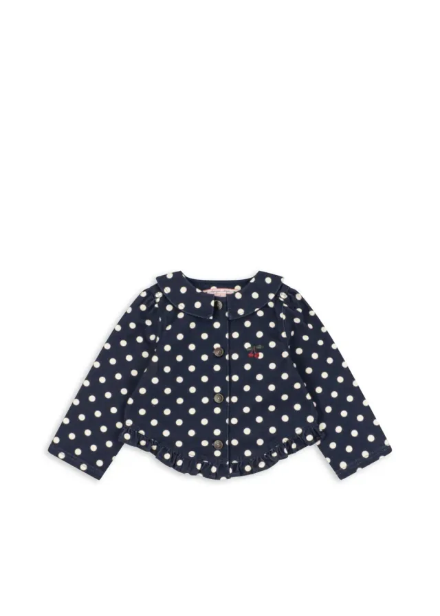 Konges Sløjd Nola Overshirt Dot Nuit biokatoen
