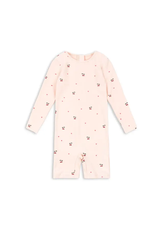 Konges Sløjd Merle zwempak cherry coeur rose UPF 50+