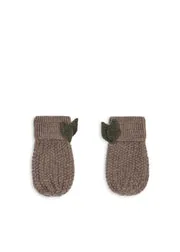 Konges Sløjd Fruity wanten bunny brown melange merino