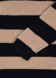 Konges Sløjd Vitum Trui Blue Stripe merinowol