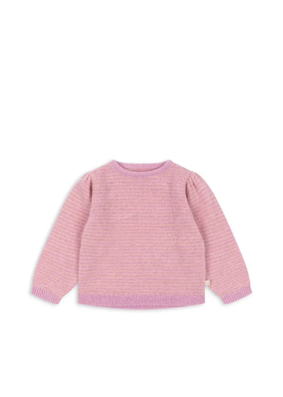 Konges Sløjd Berle Puff Trui purple pink dolphin wol
