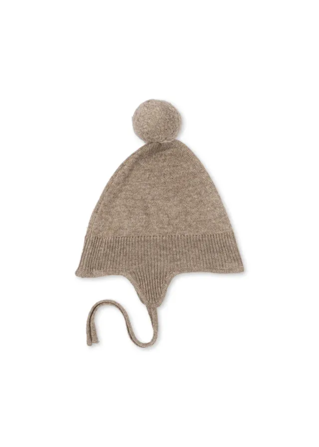 Konges Sløjd Mattou muts light brown wol