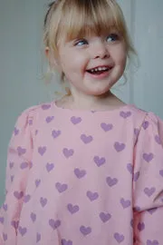 Konges Sløjd Drey Shirt longsleeve hortensia coeur biokatoen