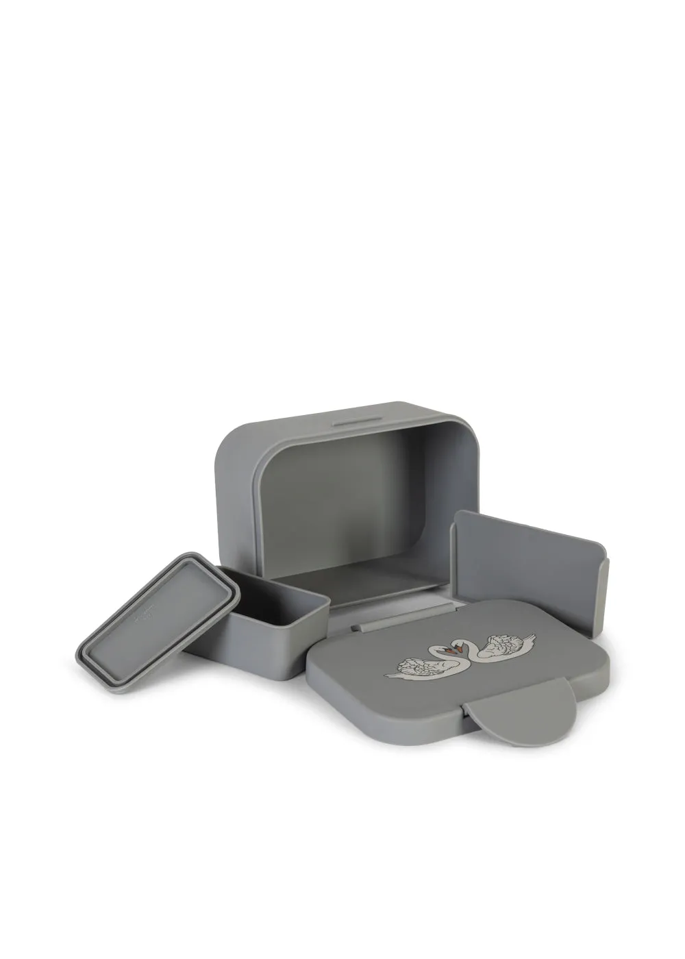 Konges Sløjd Lunchbox Swan Blue Broodtrommel