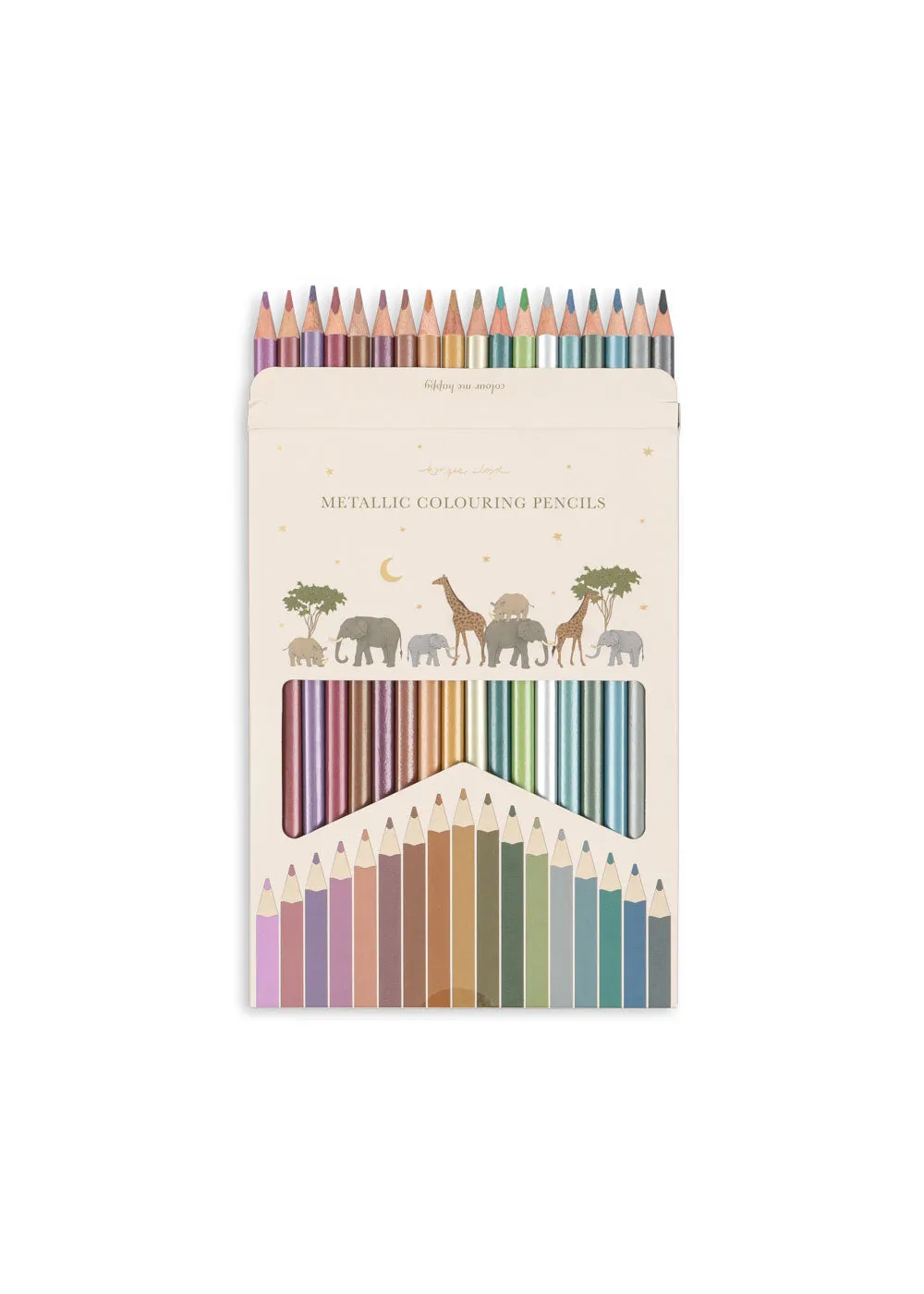 Konges Sløjd Metallic Kleurpotloden multi 18 stuks driehoek