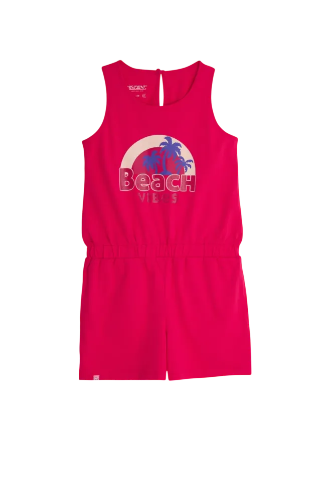 4President Rita jumpsuit fuchsia maat 92 katoen